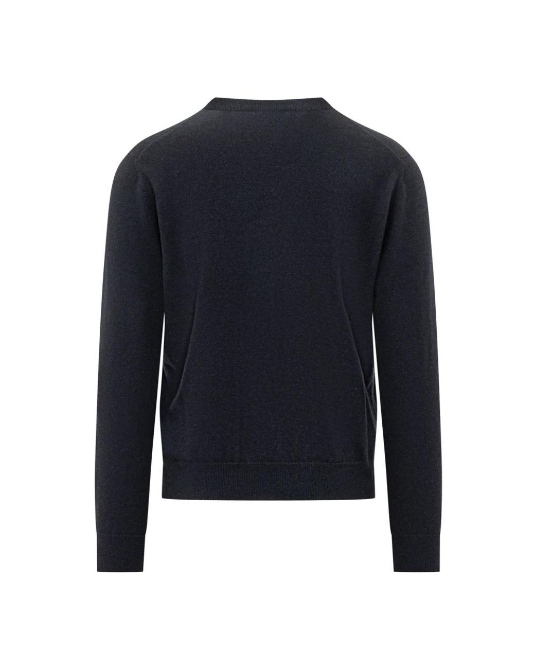 Malo Blue V-Neck Knitwear for men