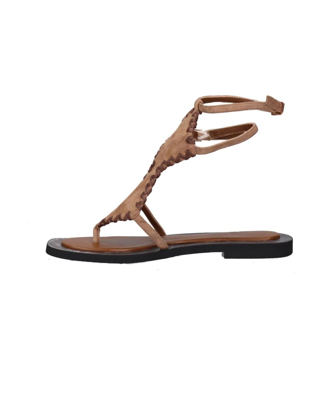 Marc Ellis Brown Flat Sandals