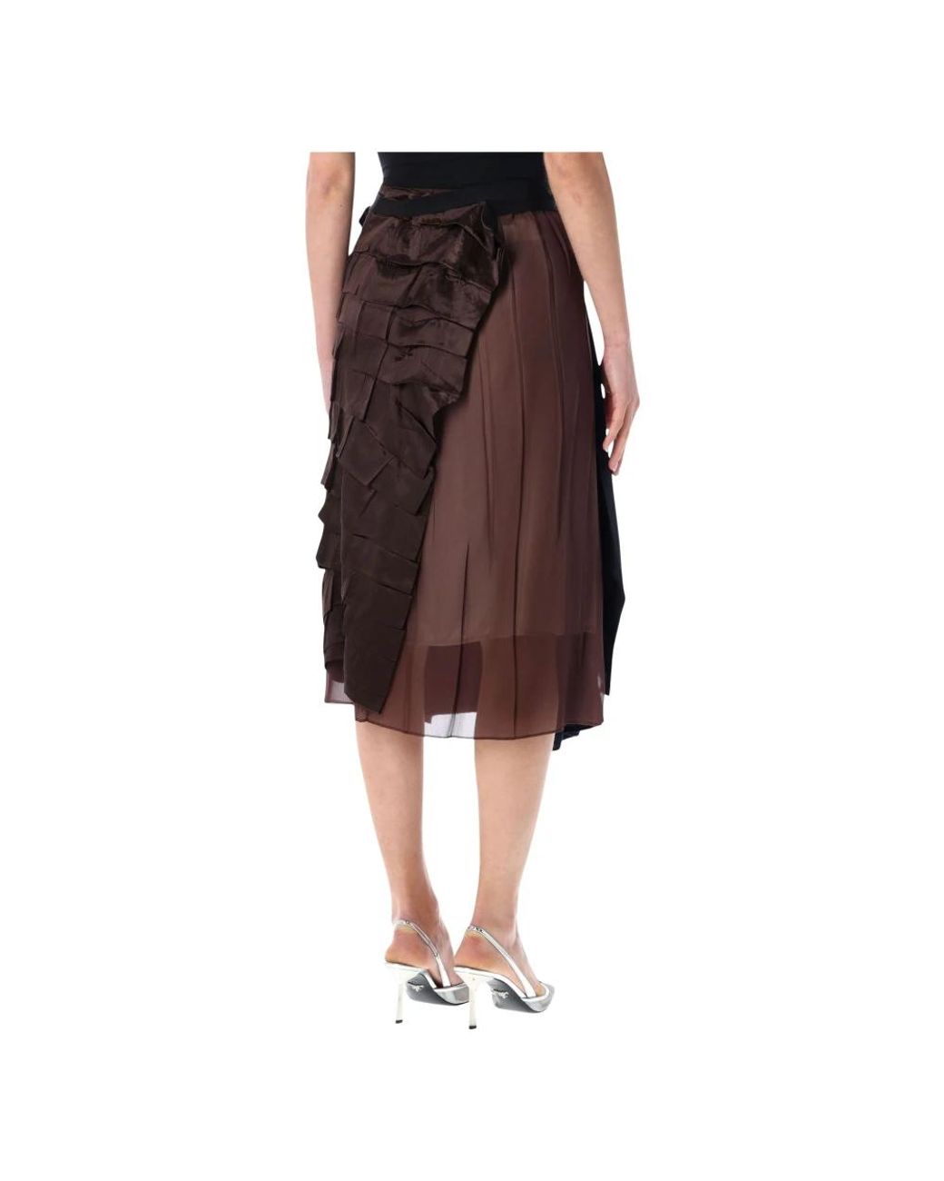 Prada Blue Midi Skirts