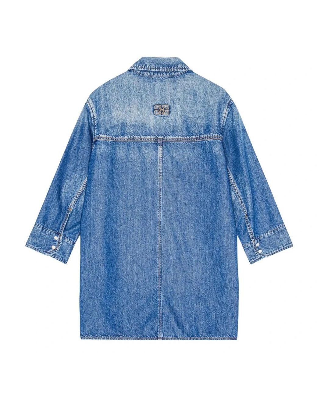 Ganni Blue Denim Jackets