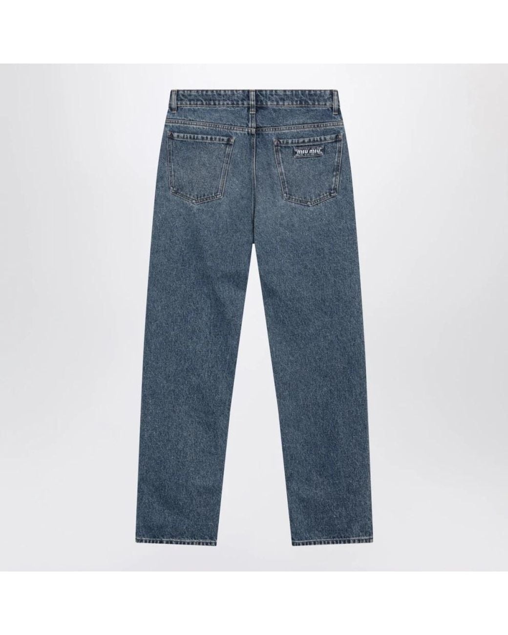 Miu Miu Blue Straight Fit Jeans