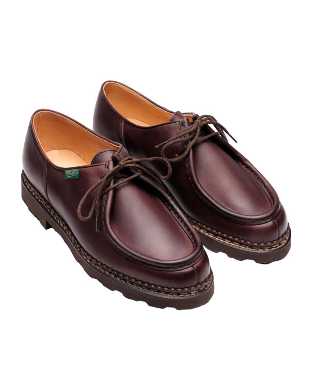 Paraboot Brown Laced Shoes for men