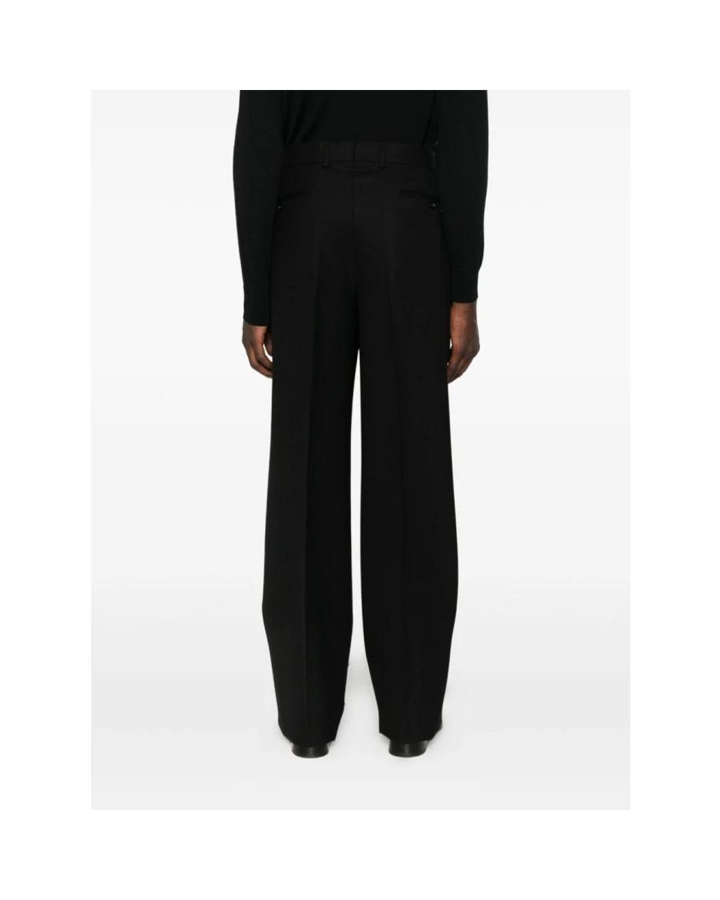 Tom Ford Black Straight Trousers for men