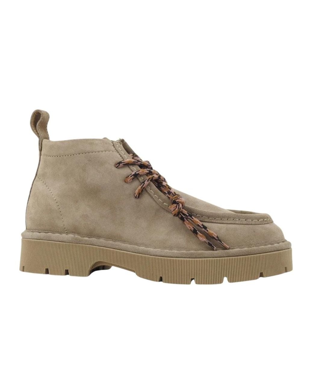 Pànchic Gray Lace-Up Boots
