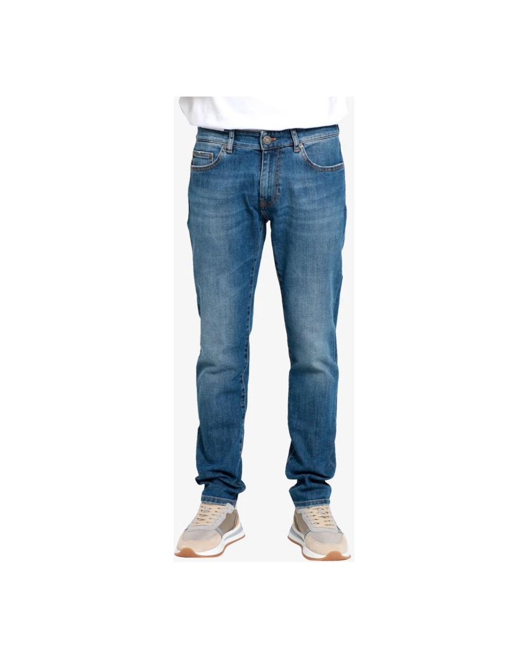 PT Torino Blue Slim-Fit Jeans for men