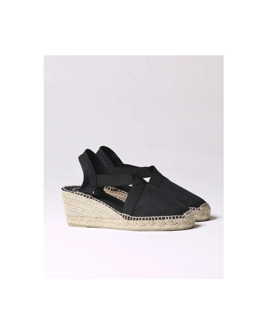 Toni Pons Wedges in het Black