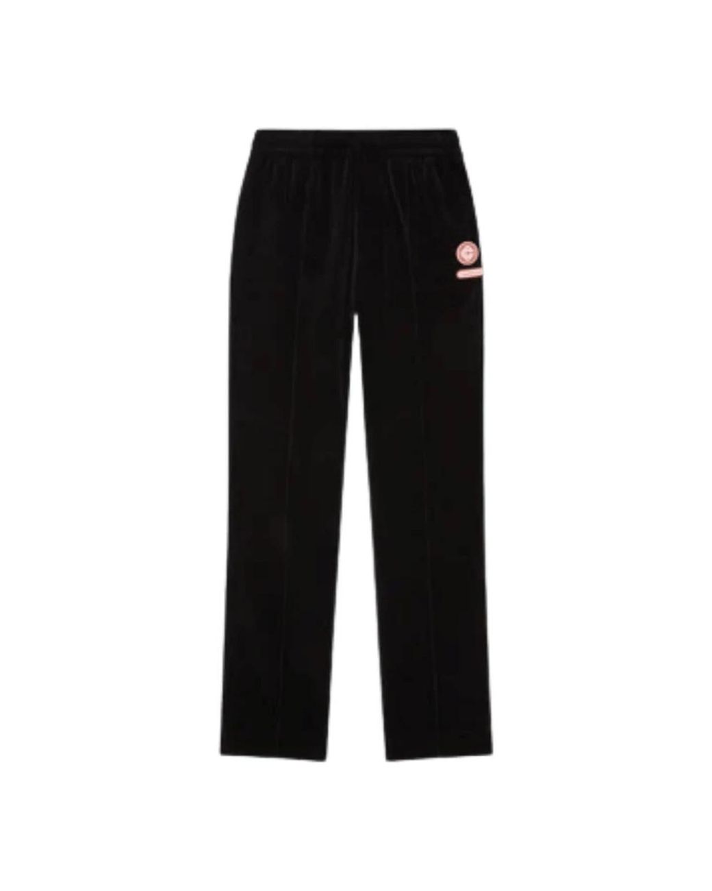 Casablanca Black Straight Trousers for men