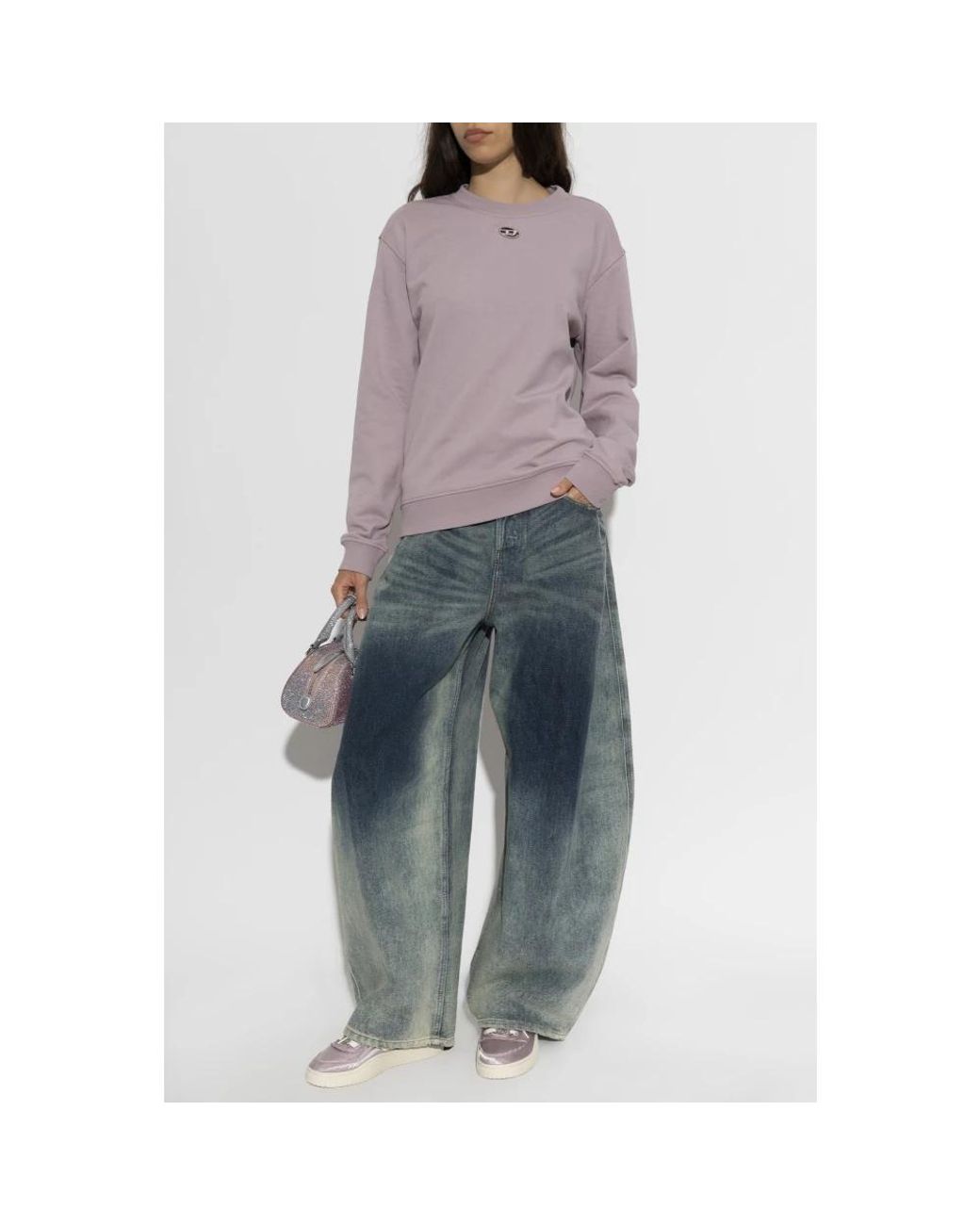 DIESEL Purple Sweatshirts
