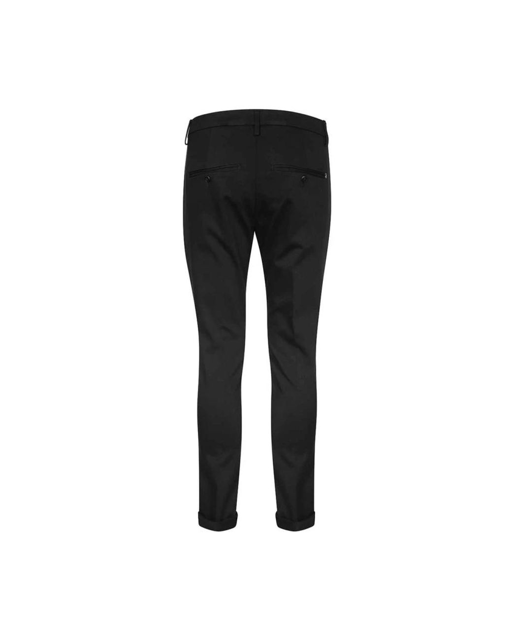 Dondup Black Slim-Fit Trousers for men