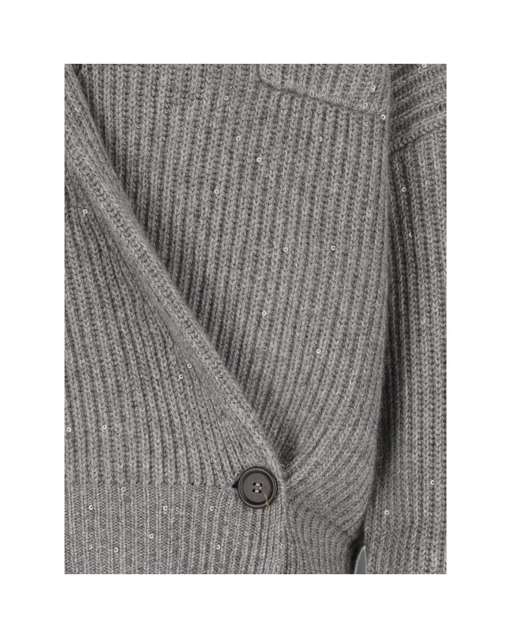 Brunello Cucinelli Gray Cardigans