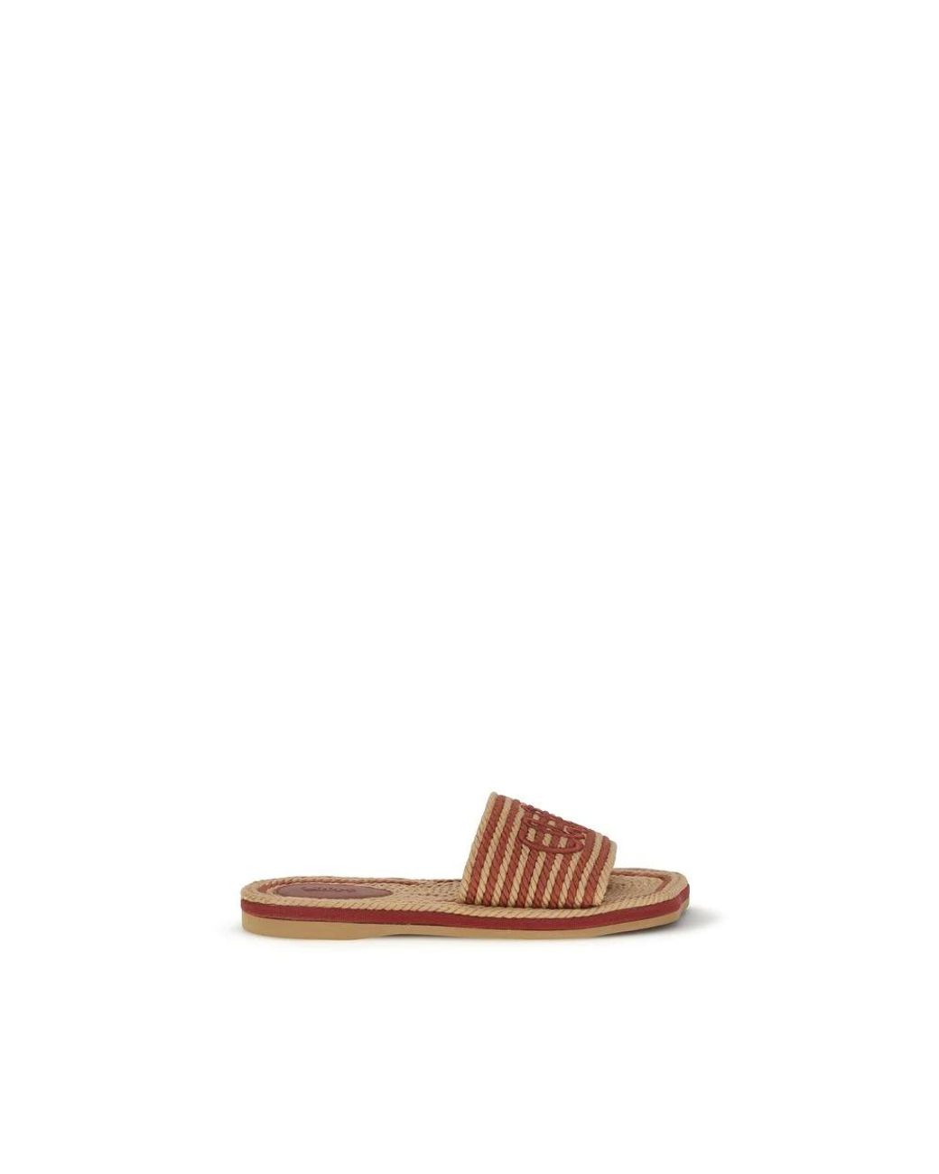 Chloé Brown Sand Slide