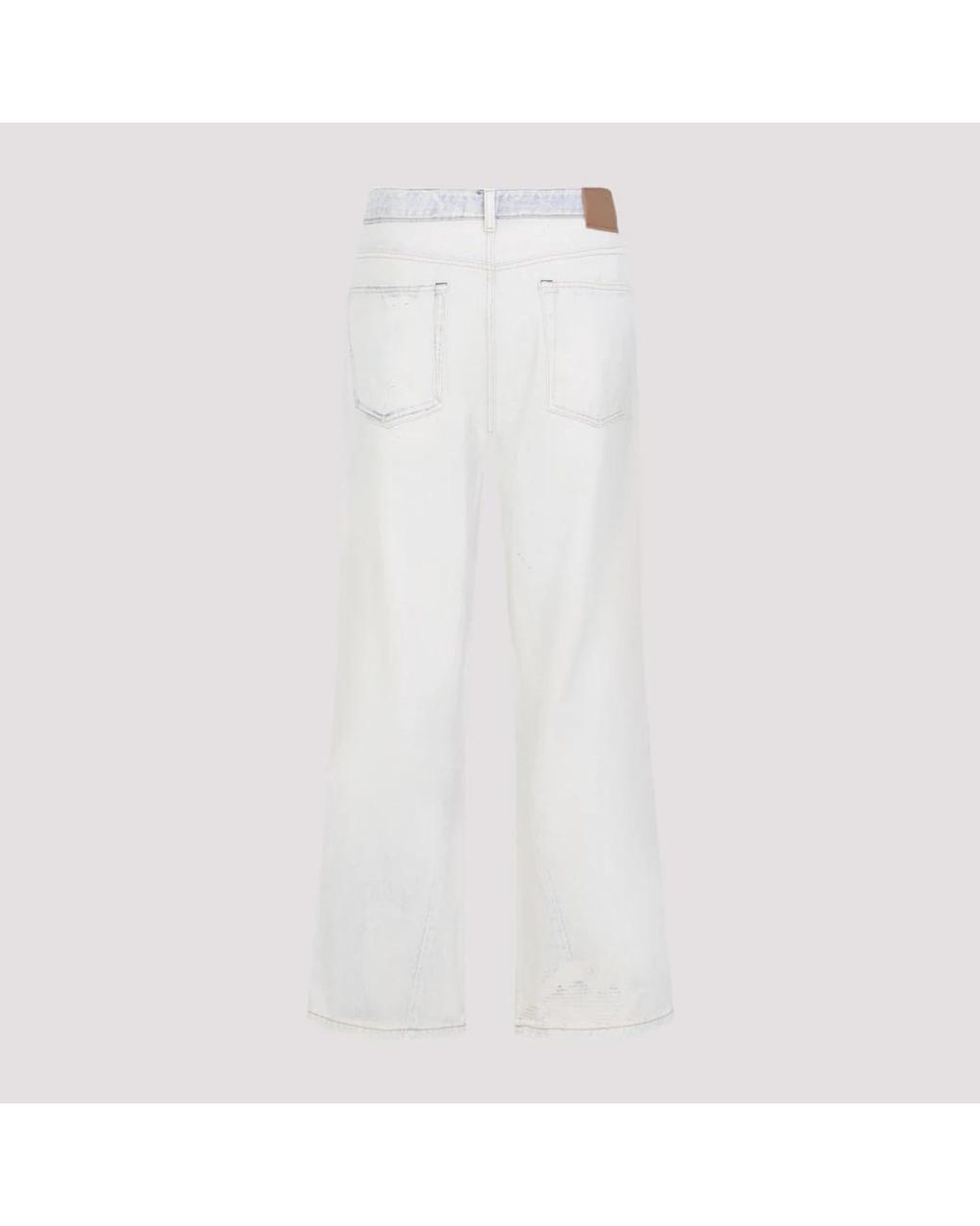Our Legacy White Wide Jeans for men