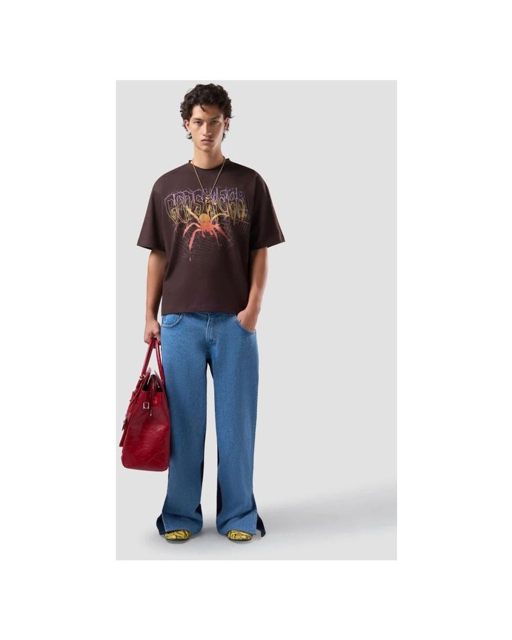 Gcds Brown T-Shirts for men