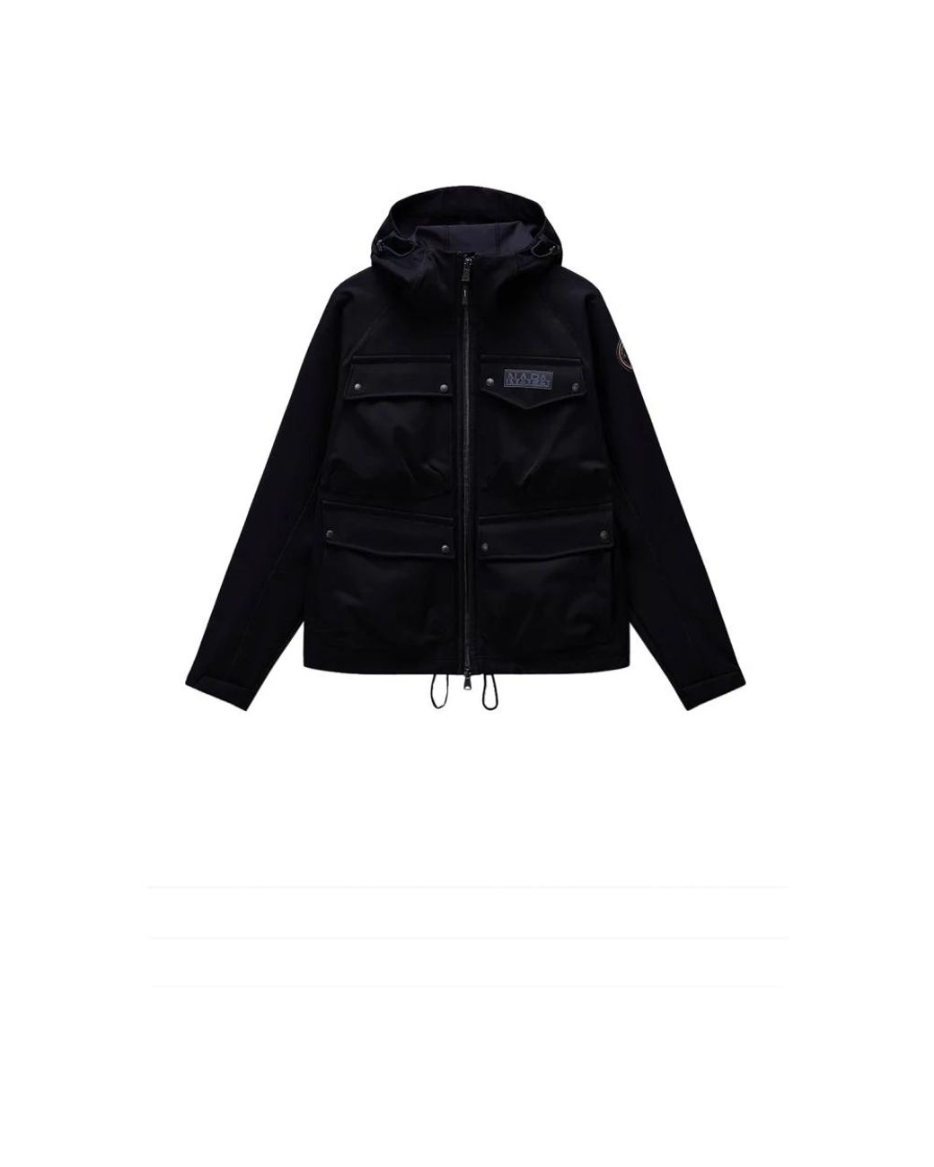 Napapijri Black Light Jackets for men