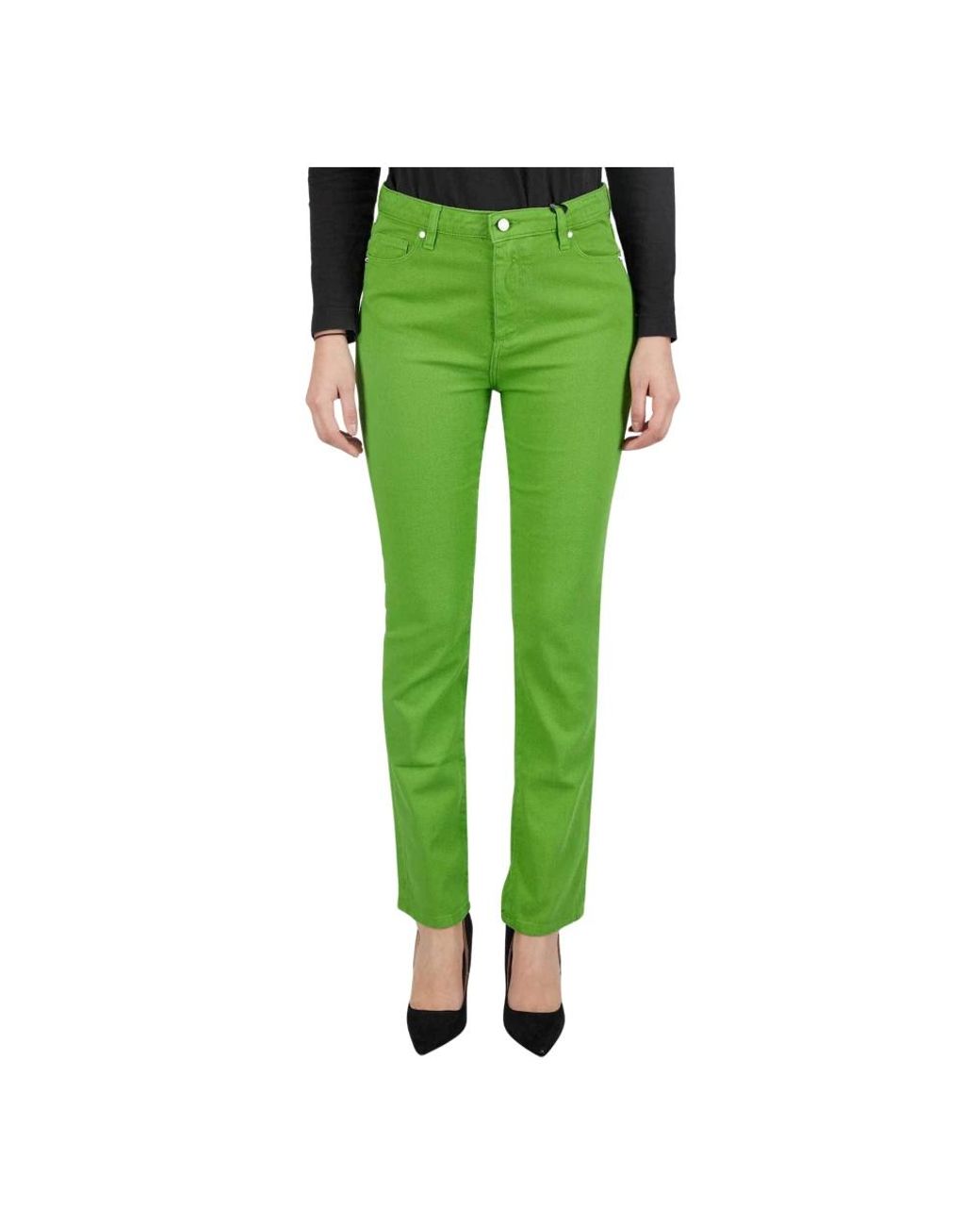 Kiton Green Slim-Fit Jeans