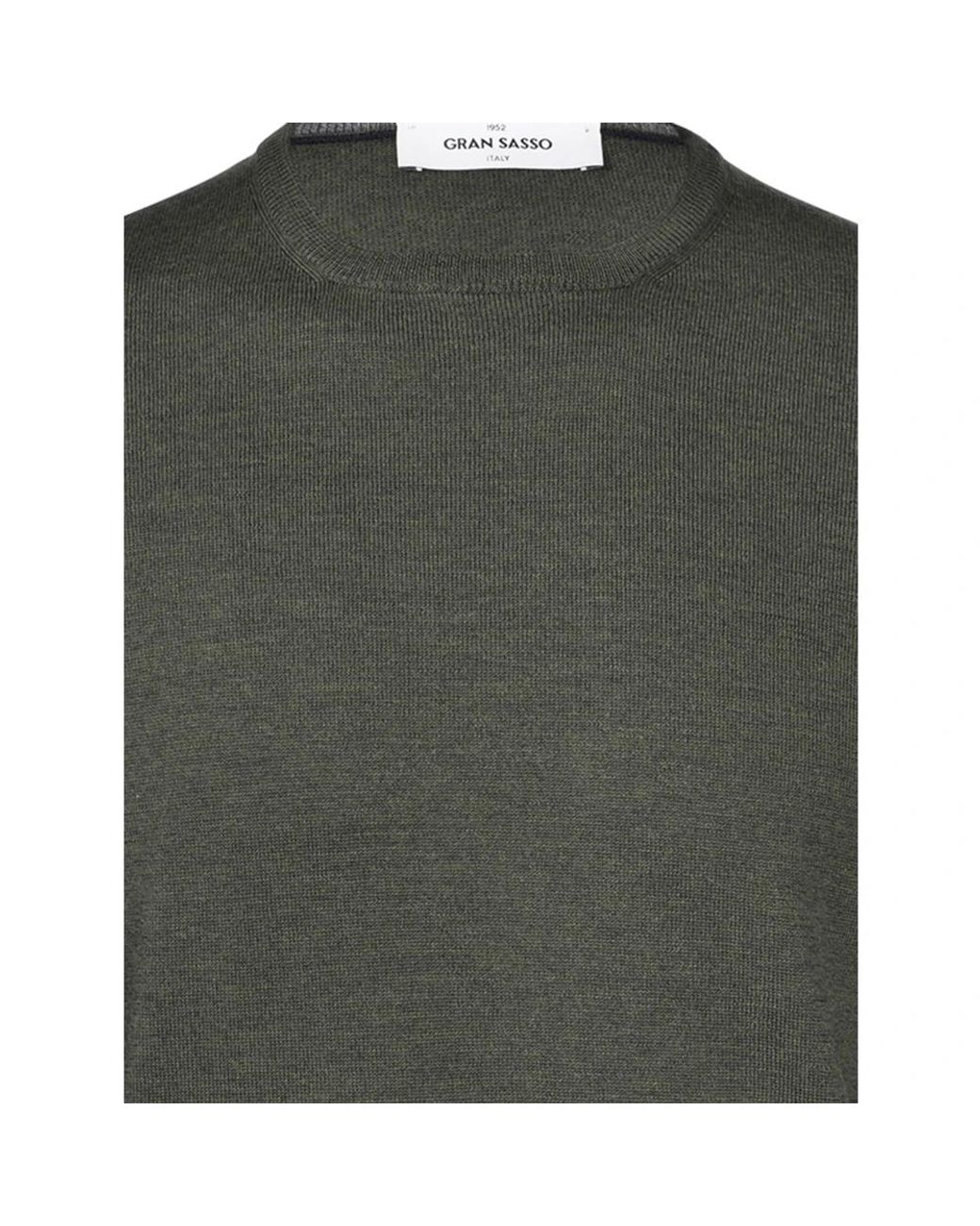 Gran Sasso Green Round-Neck Knitwear for men