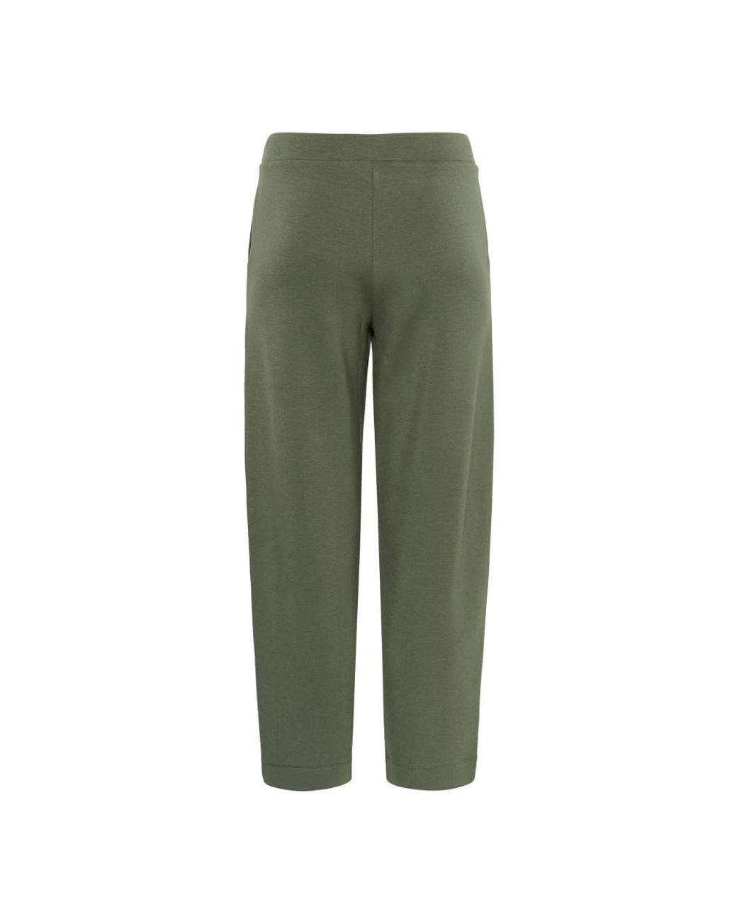 Cropped Trousers Part Two de color Green