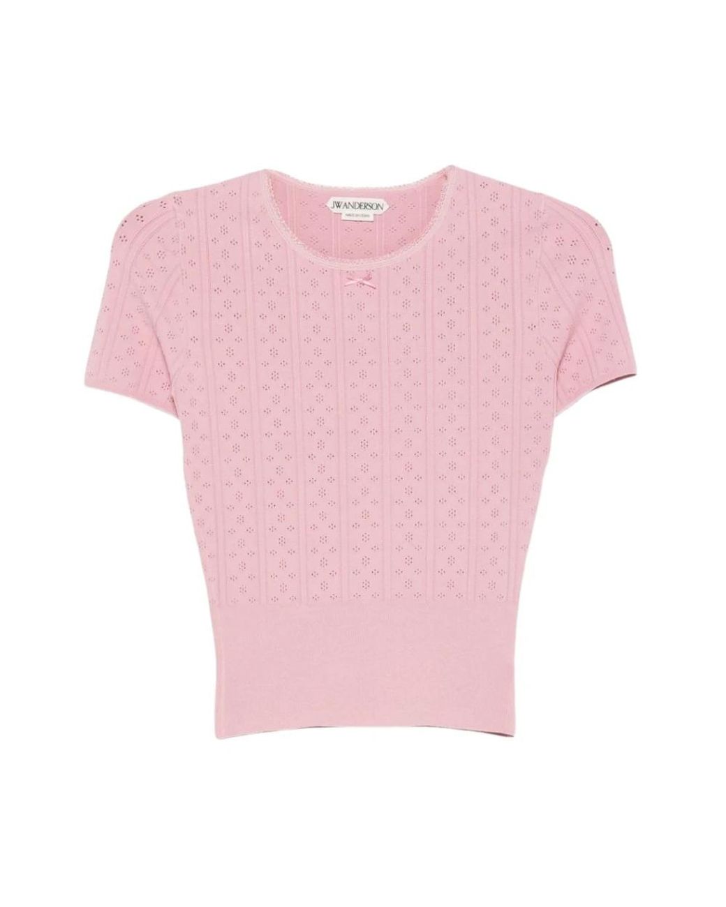 J.W. Anderson Pink Round-Neck Knitwear