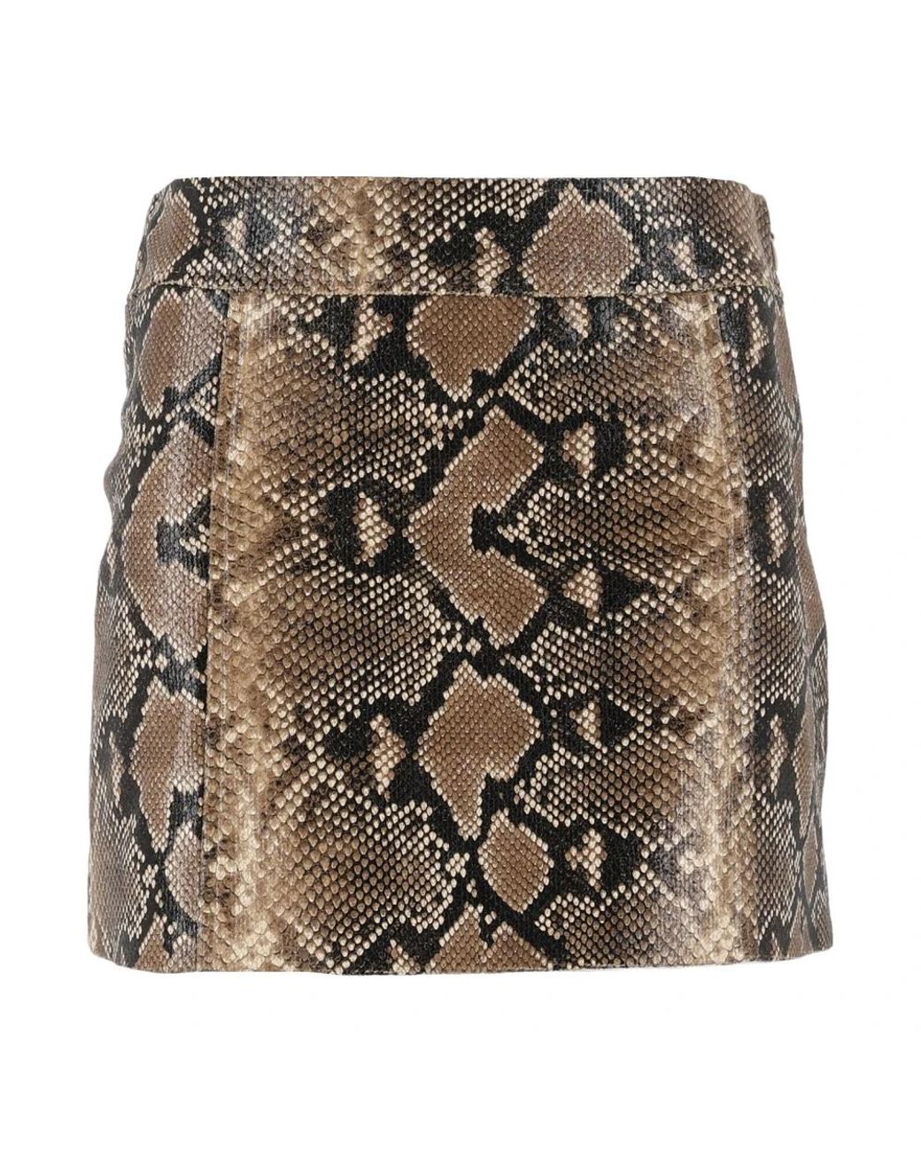 Ermanno Scervino Brown Short Skirts