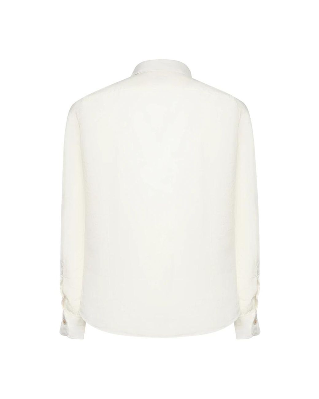 Eleventy White Casual Shirts for men