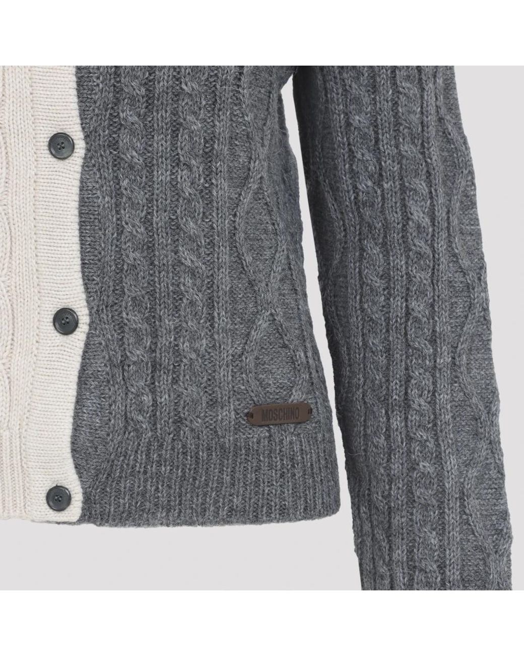 Cardigans Moschino en coloris Blue