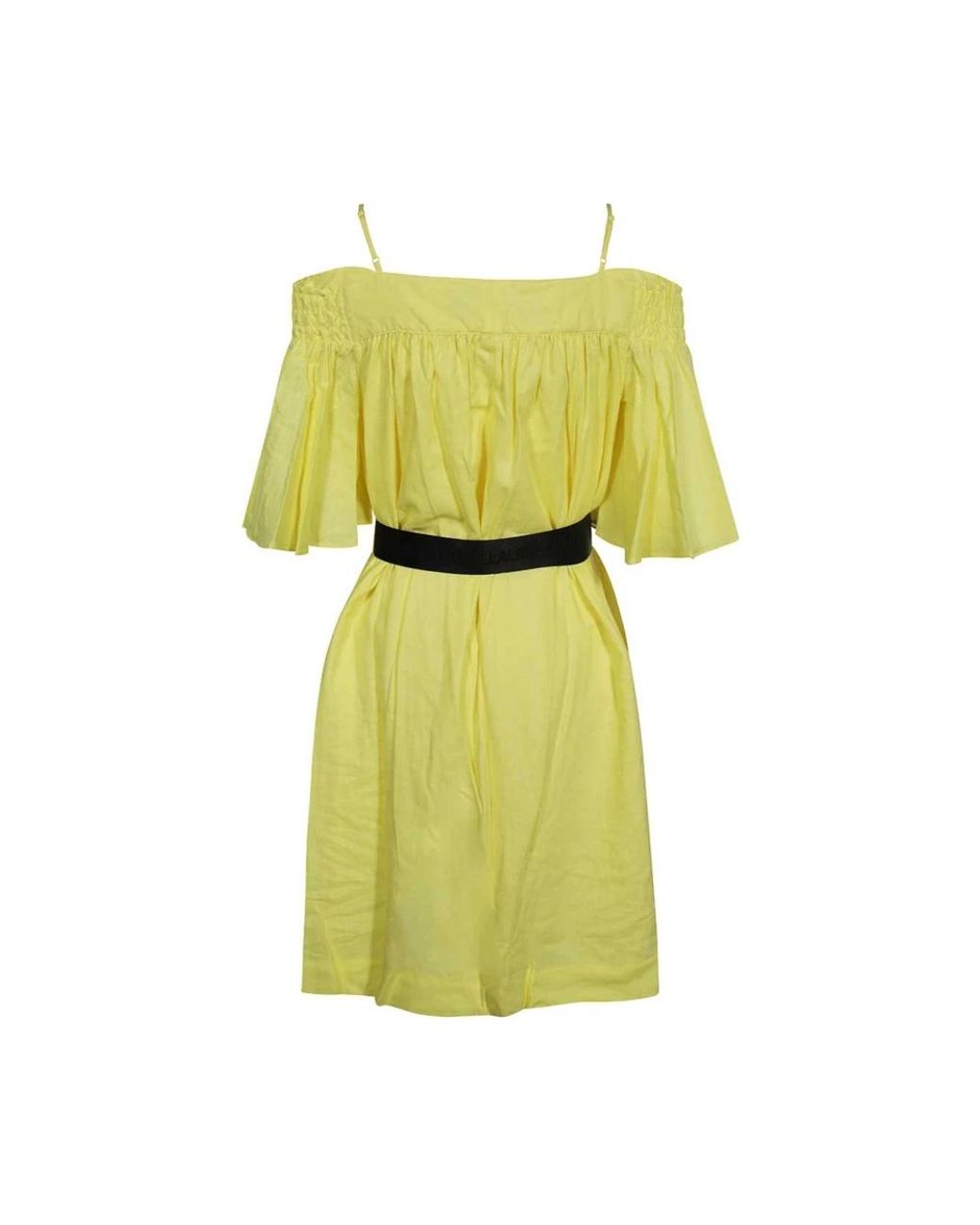 Karl Lagerfeld Yellow Short Dresses