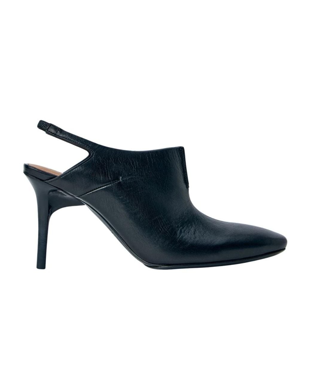CAPASA MILANO Blue Heeled Mules