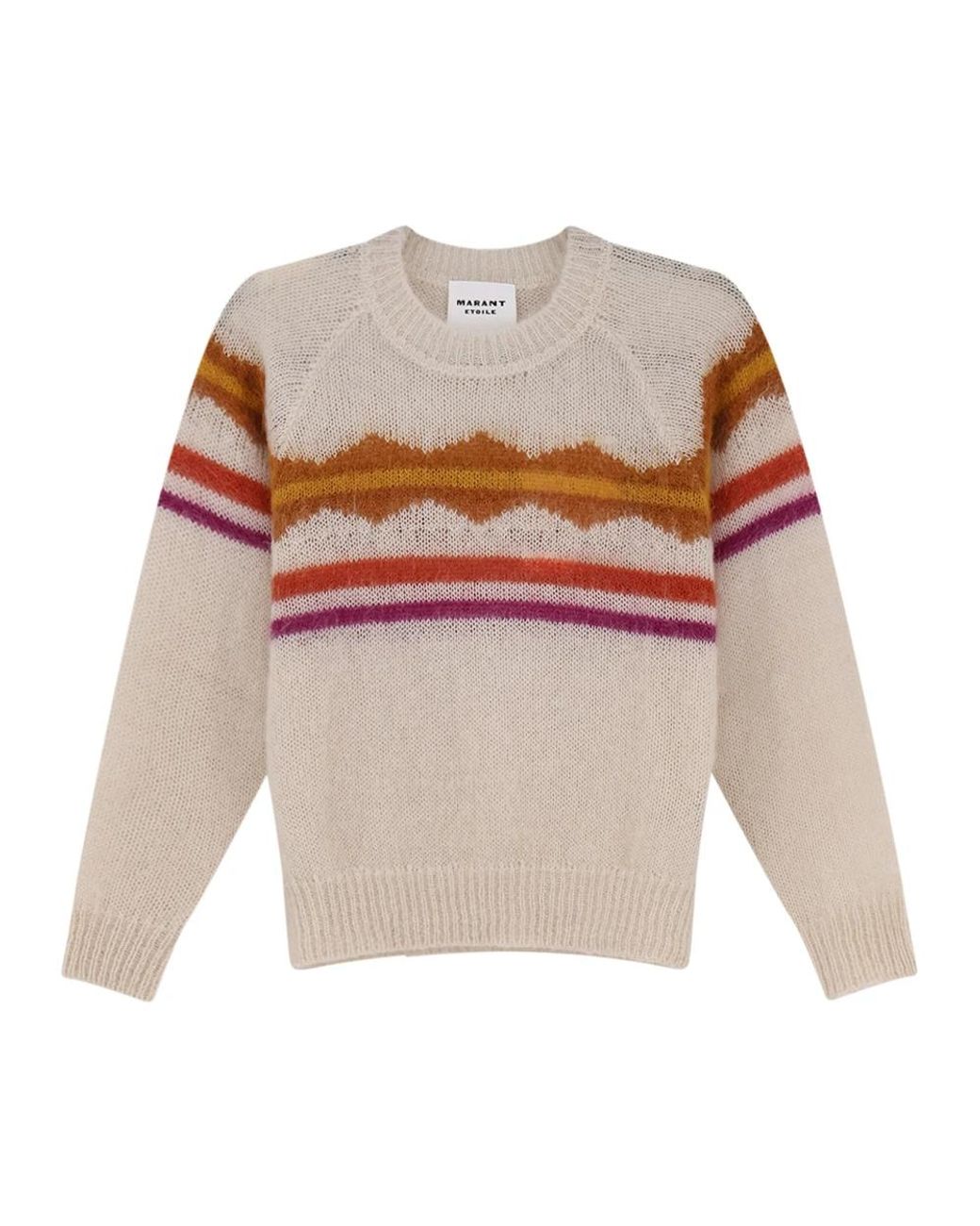 Isabel Marant White Round-Neck Knitwear