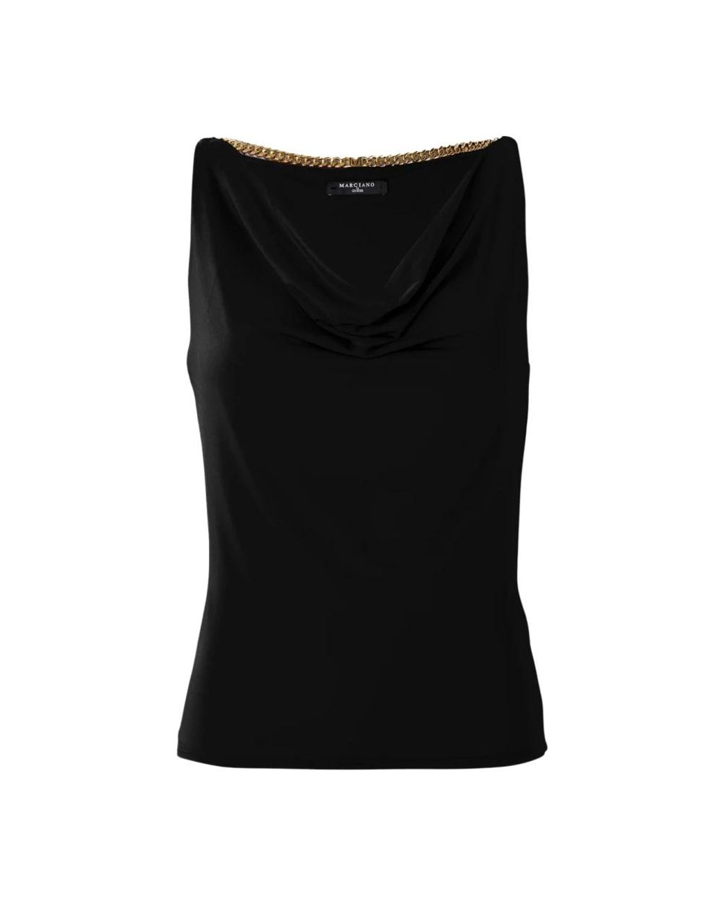 Marciano Black Sleeveless Tops