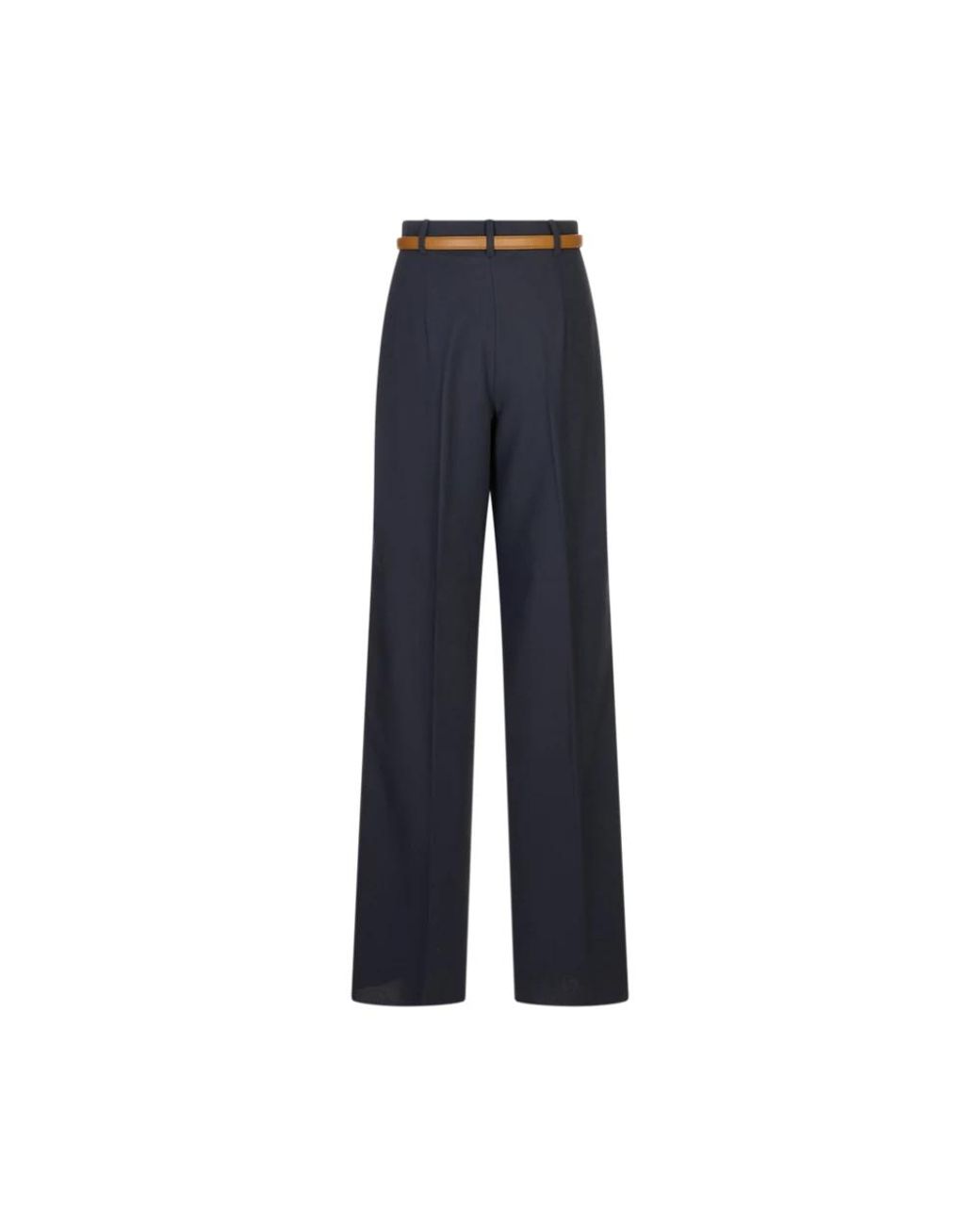 Max Mara Blue Wide Trousers