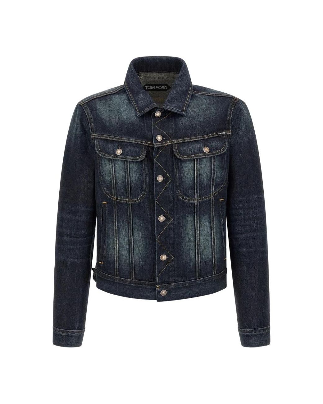 Tom Ford Blue Denim Jackets for men