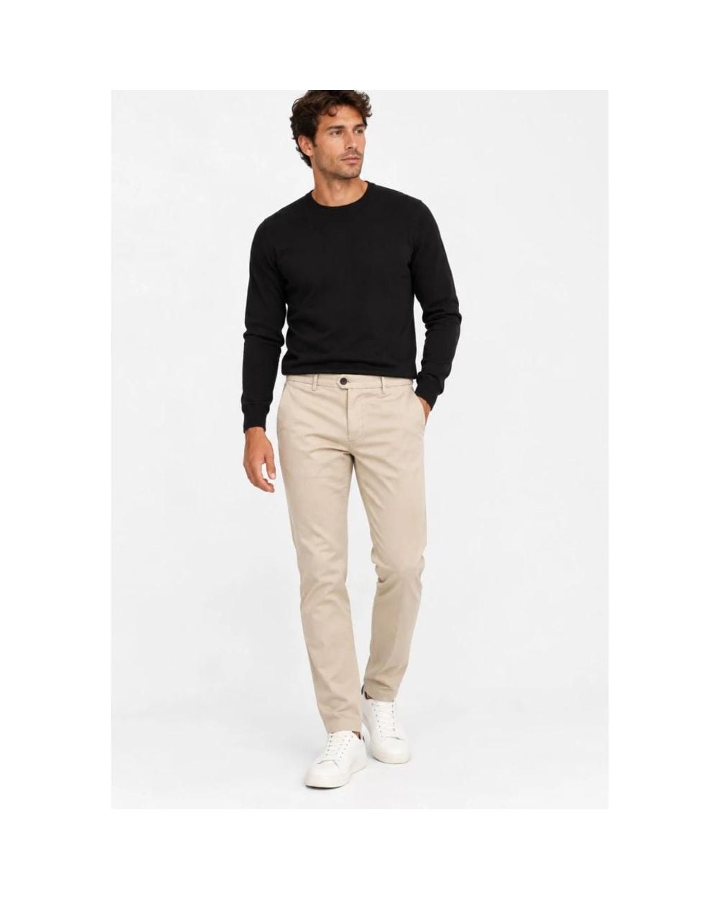 BRIGLIA Natural Chinos for men