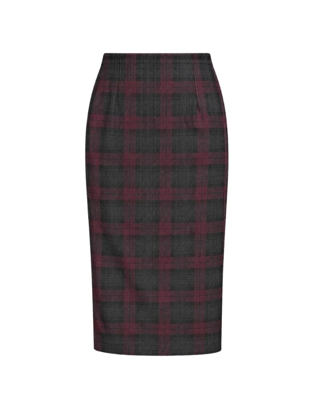 A PAPER KID Gray Midi Skirts