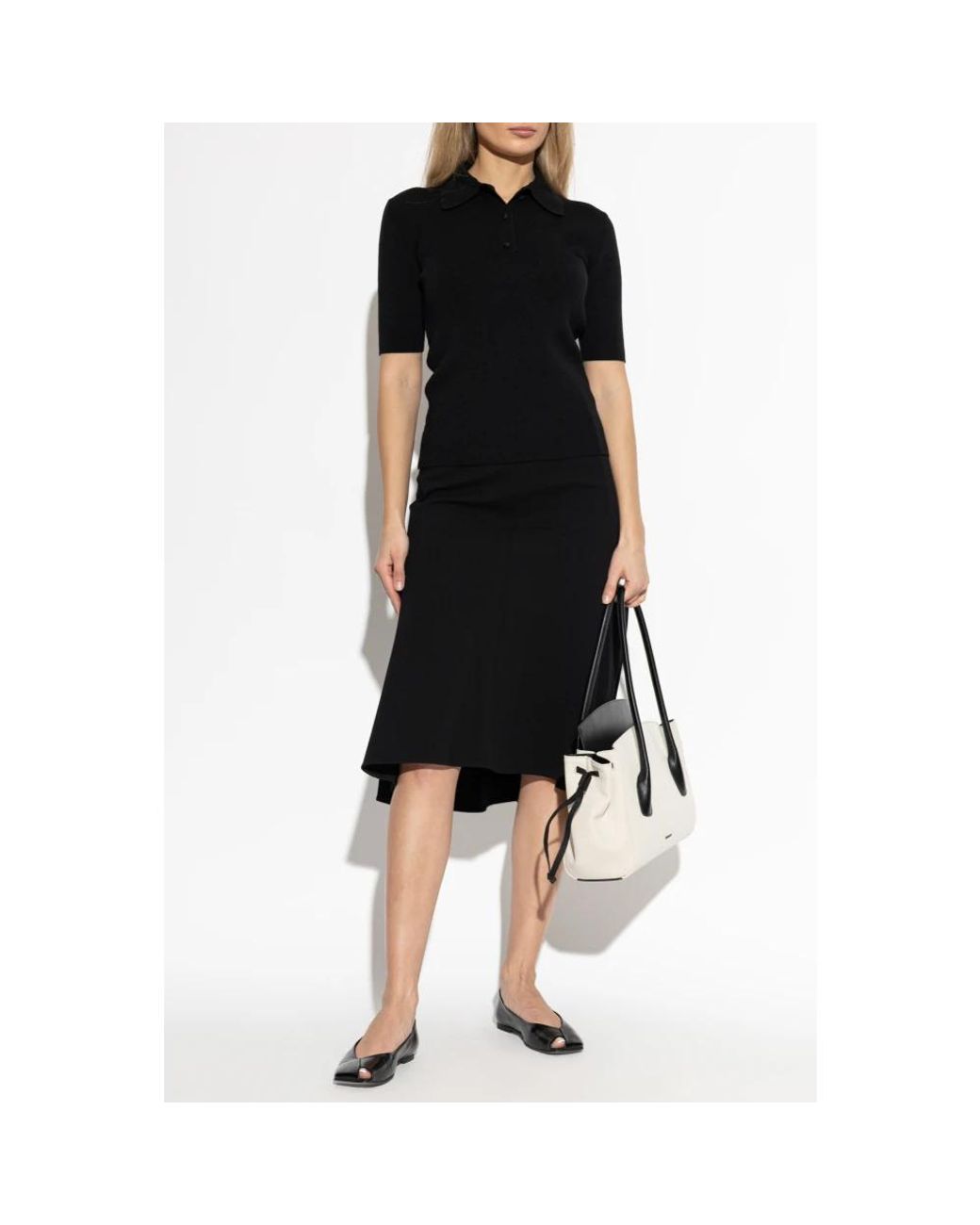 Midi Skirts Jil Sander de color Black
