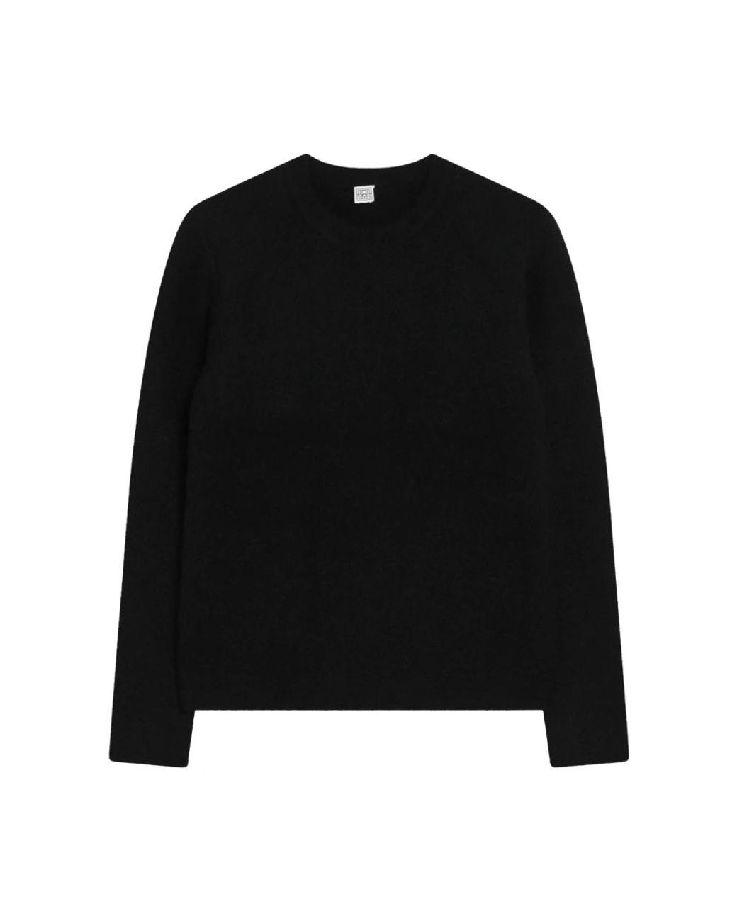 Totême Black Round-Neck Knitwear