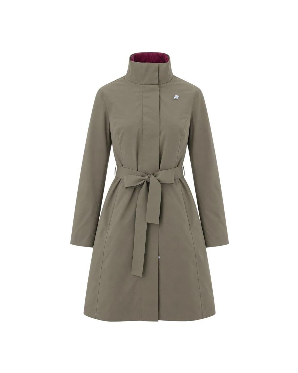 K-Way Gray Trench Coats