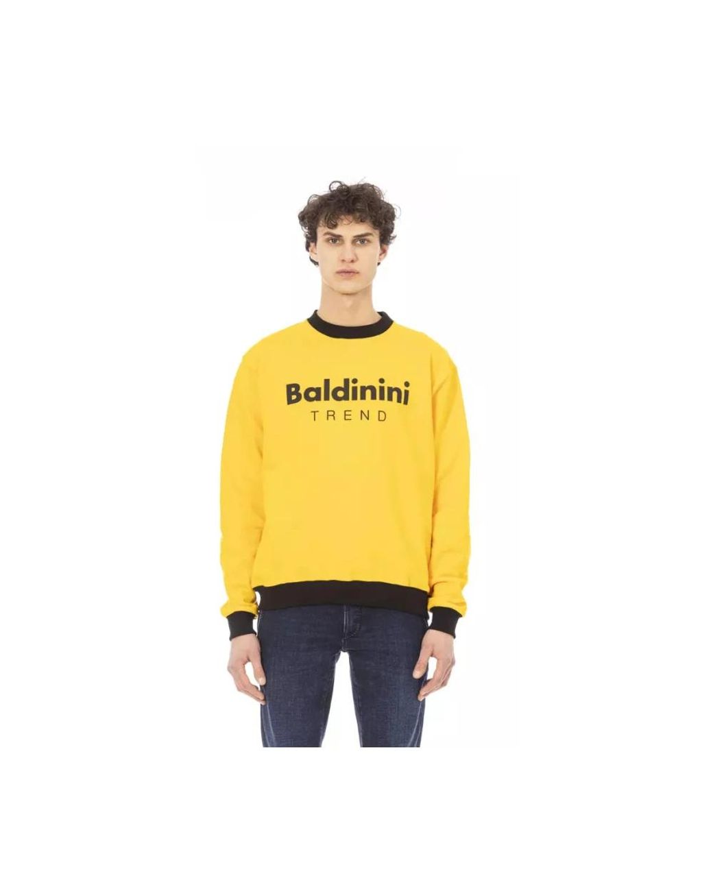 Baldinini Yellow Sweatshirts for men