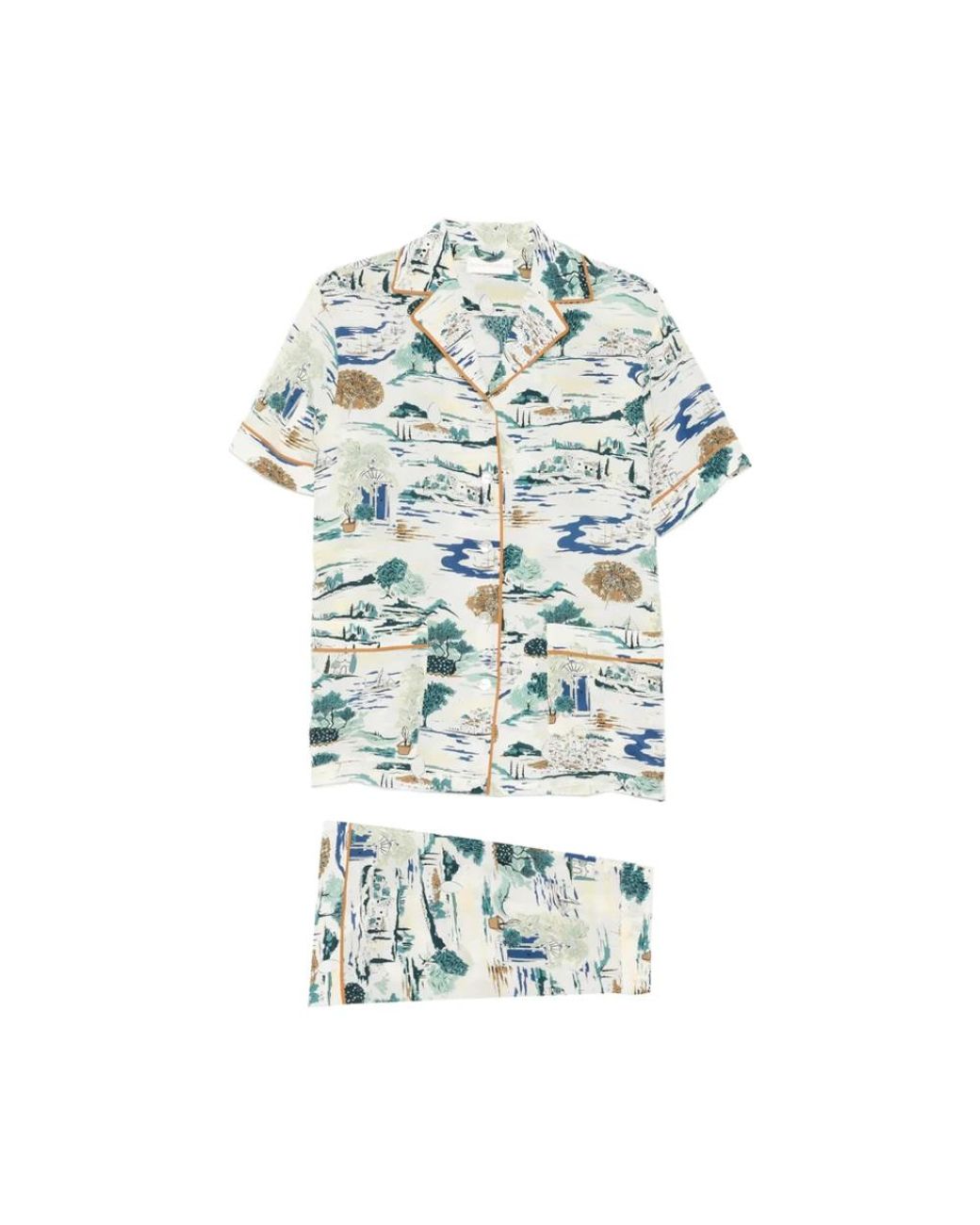 Olivia Von Halle Blue Pyjamas