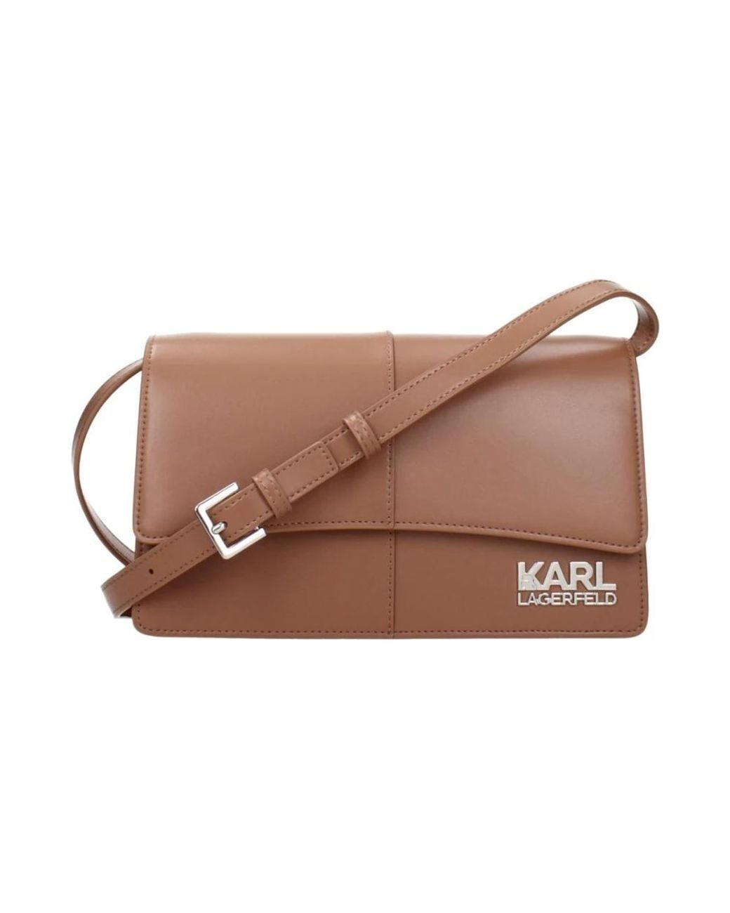 Karl Lagerfeld Brown Cross Body Bags