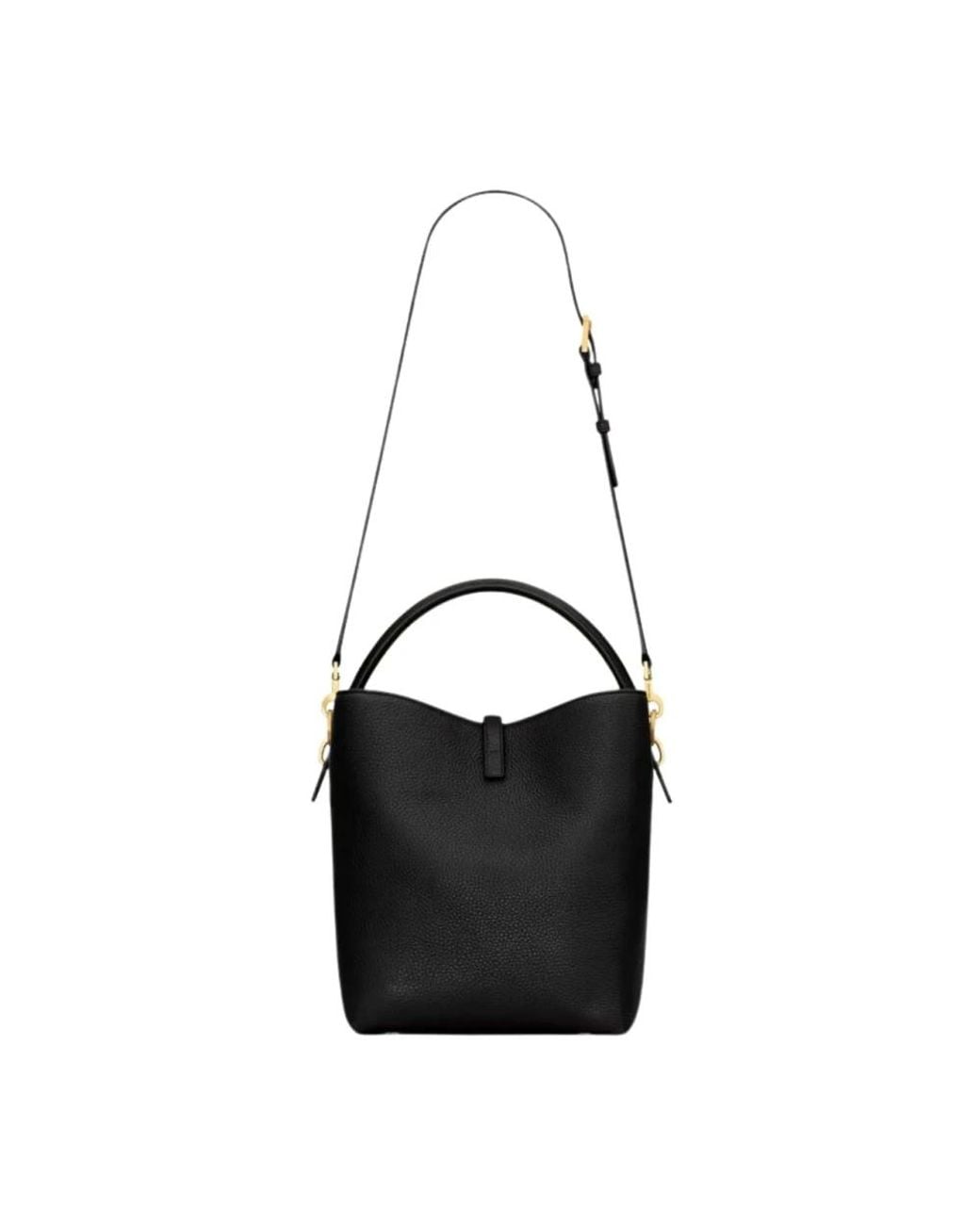 Saint Laurent Black Bucket Bags