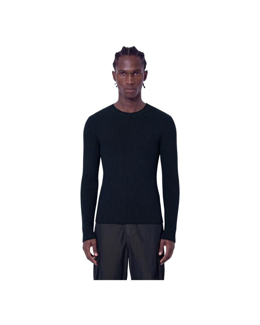 Our Legacy Blue Round-Neck Knitwear for men