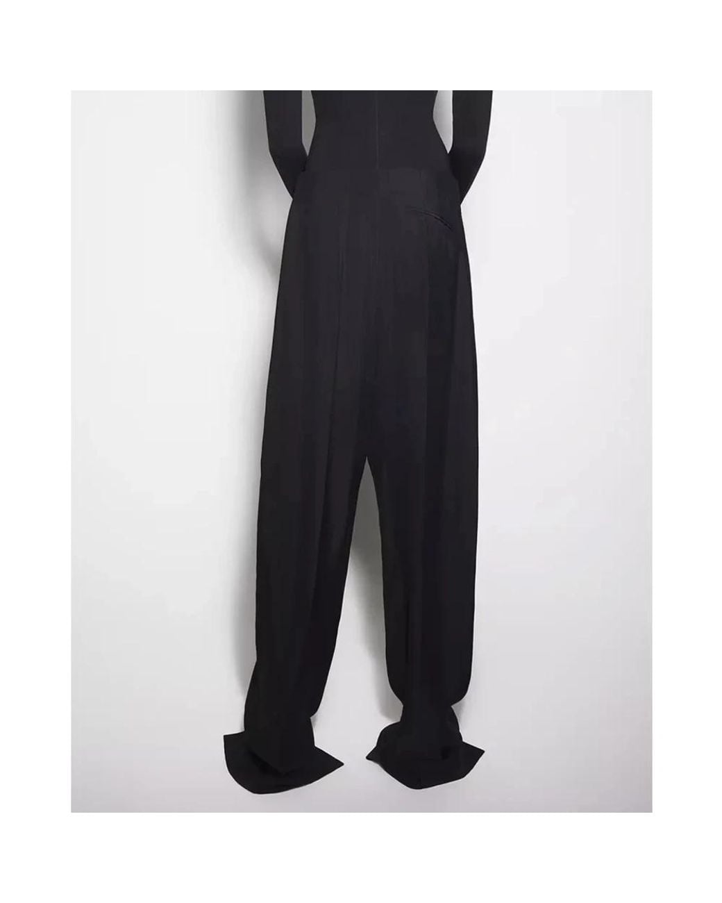 Mugler Black Wide Trousers