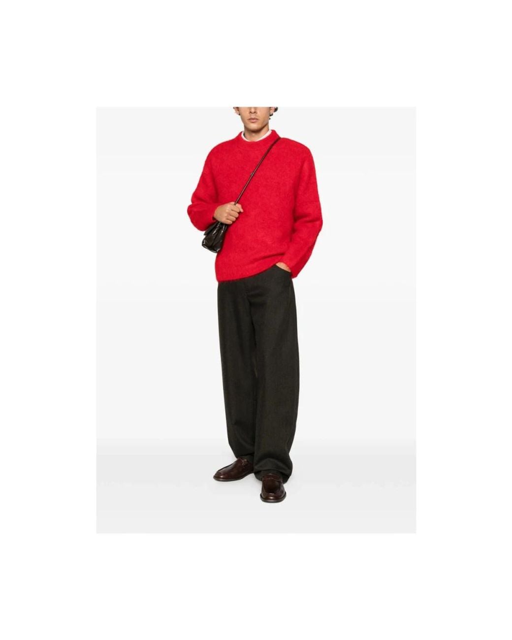 Séfr Red Round-Neck Knitwear for men