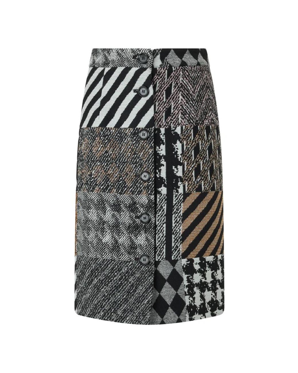 Moschino Gray Midi Skirts