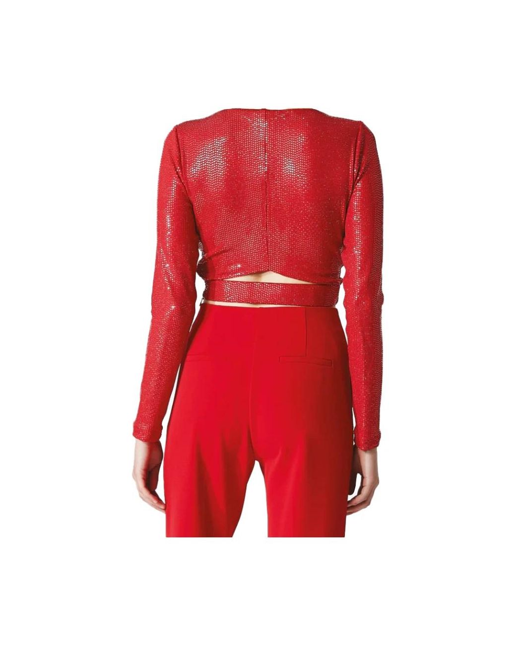 Nenette Red Long Sleeve T-Shirts