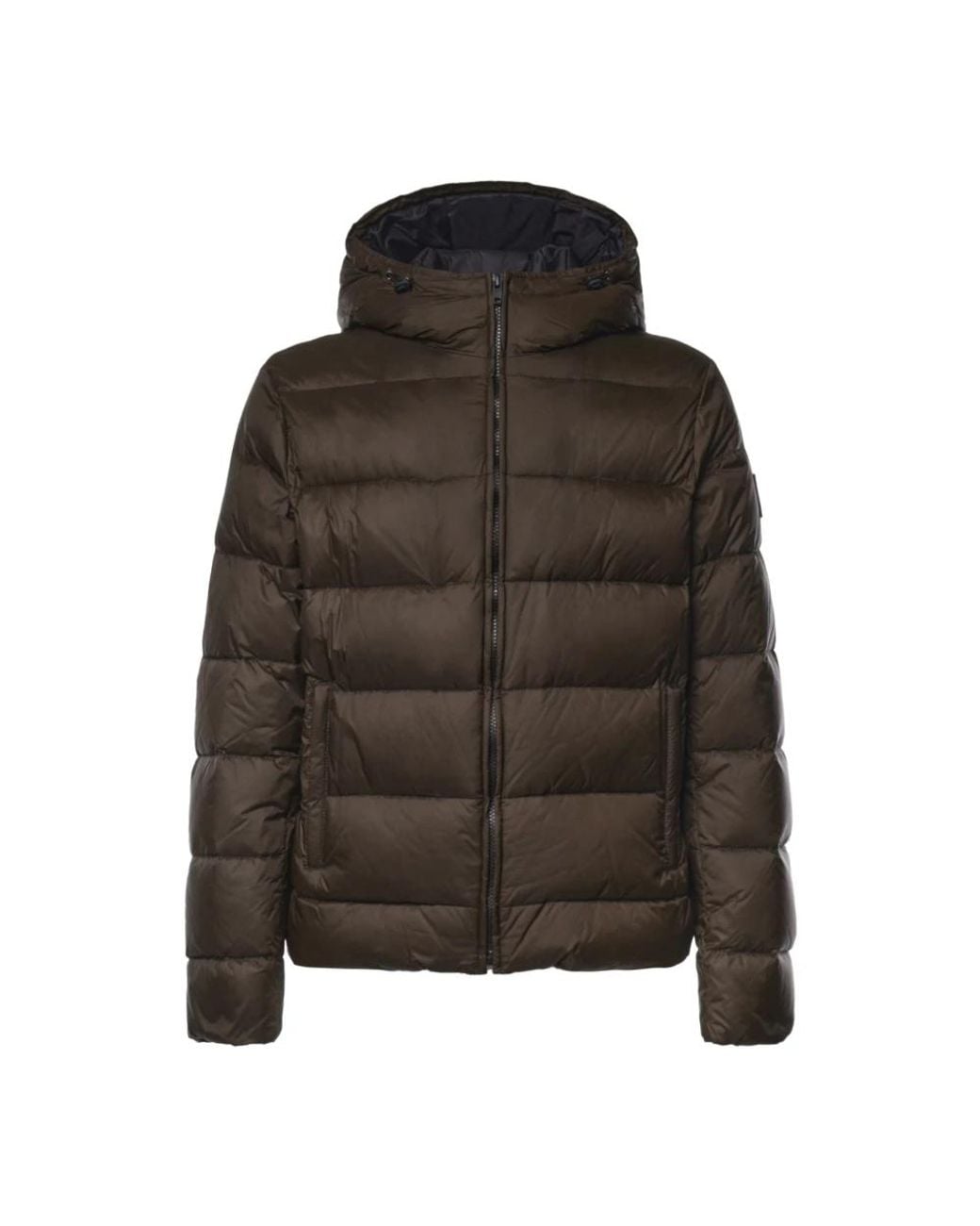 Fay Double Front Donsjack in het Green voor heren
