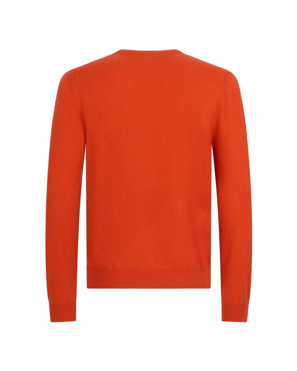 Malo Orange Cashmere Knitwear for men