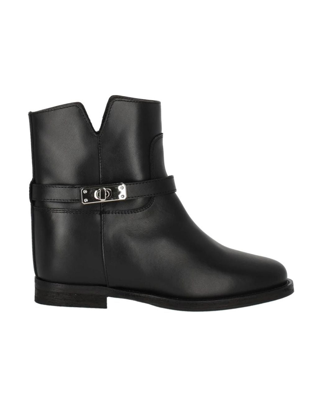 Via Roma 15 Black Ankle Boots