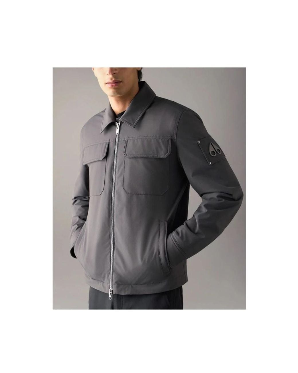 Moose Knuckles Gray Light Jackets for men