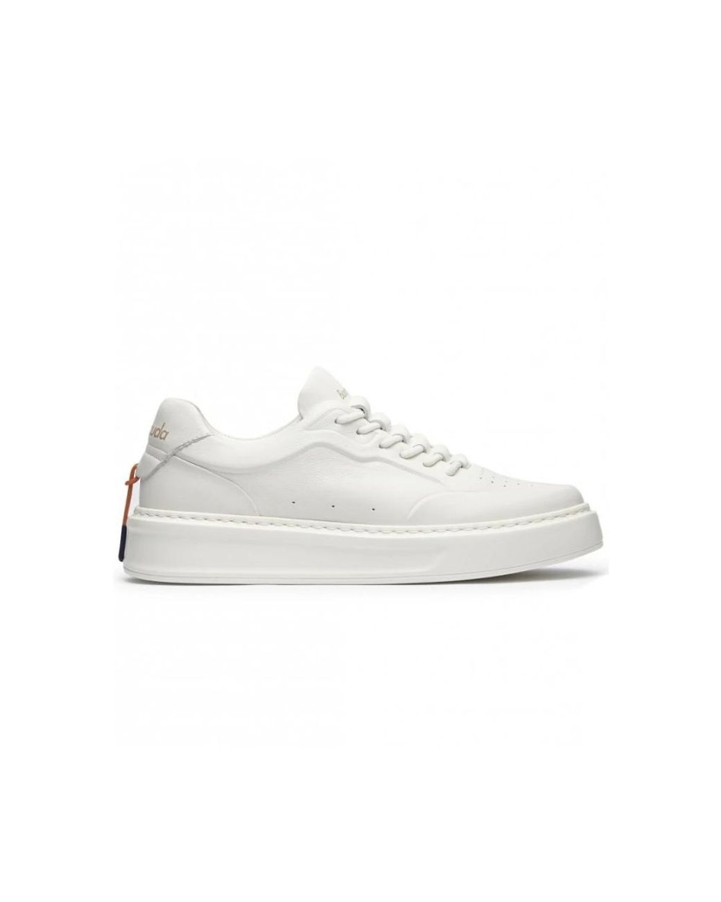 Barracuda Schoenen ,Wit ,Leer Hoge Zool Sneakers Bozeman Wit in het White